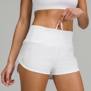 NWT Lululemon Speed up high rise short